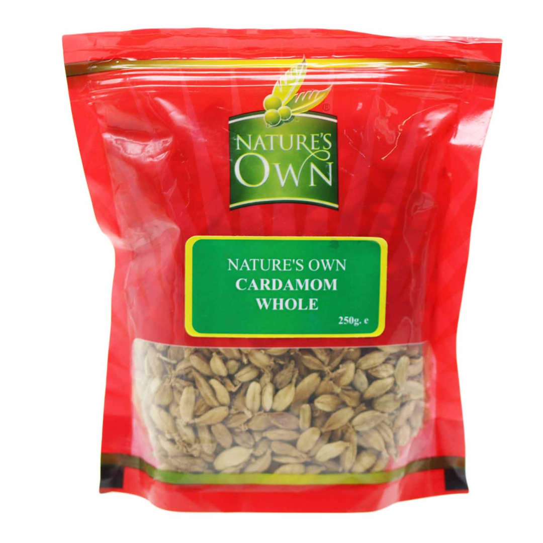NATURES OWN CARDAMONS WHOLE 500G